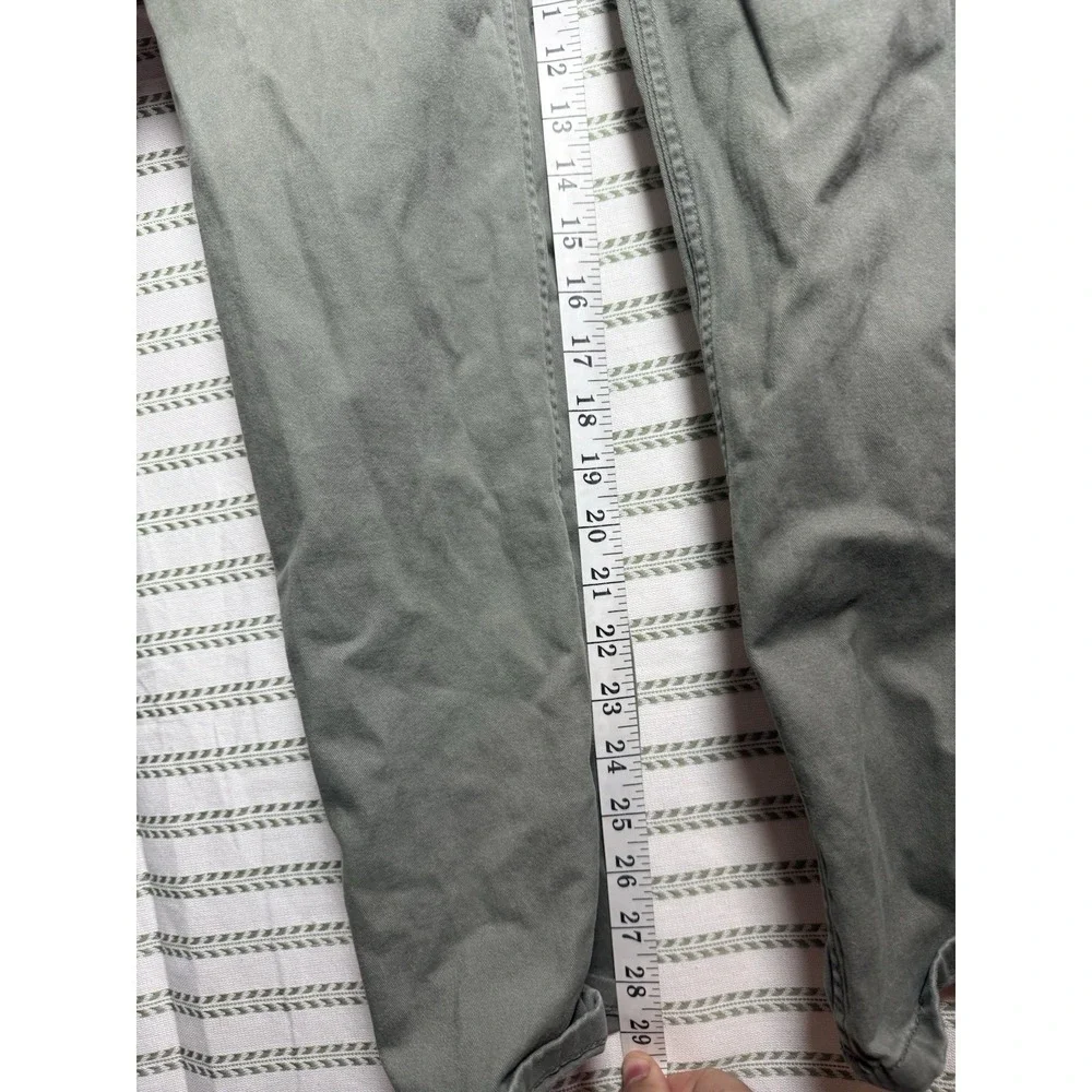 GAP Men's Slim Fit Jeans Green Denim Cotton Mid Rise Light Wash 5-Pocket